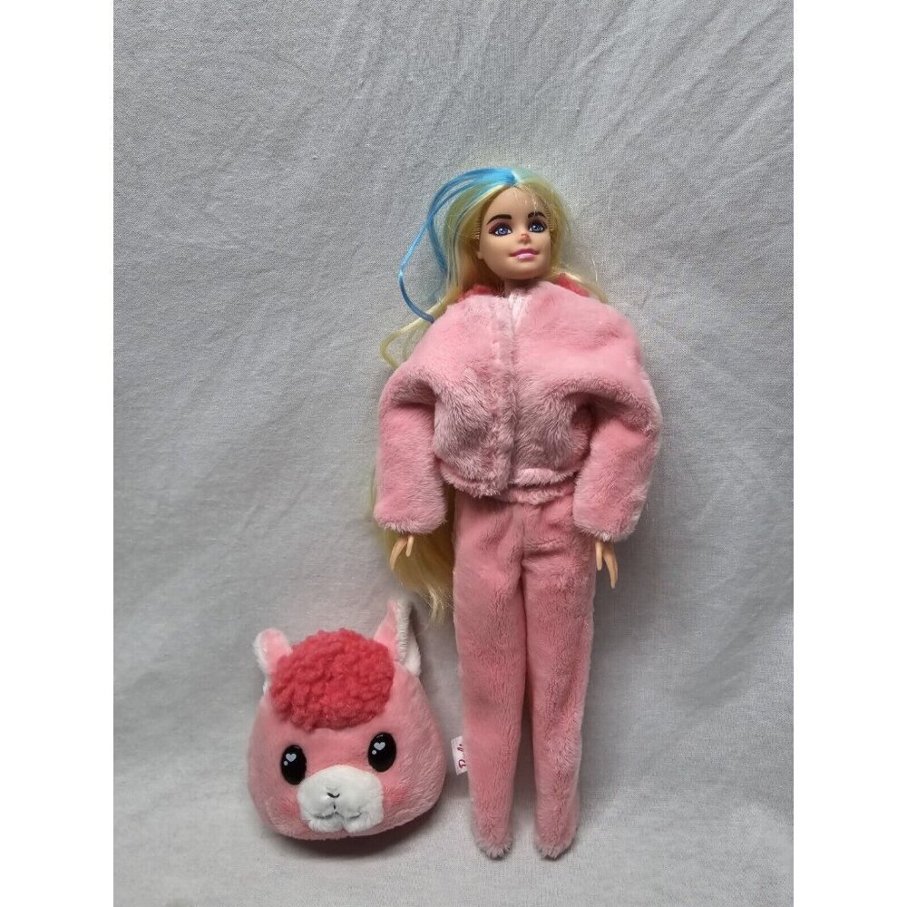 Barbie Cutie Reveal Doll With Llama Plush Costume No Accessories